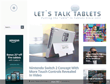 Tablet Screenshot of letstalktablets.com